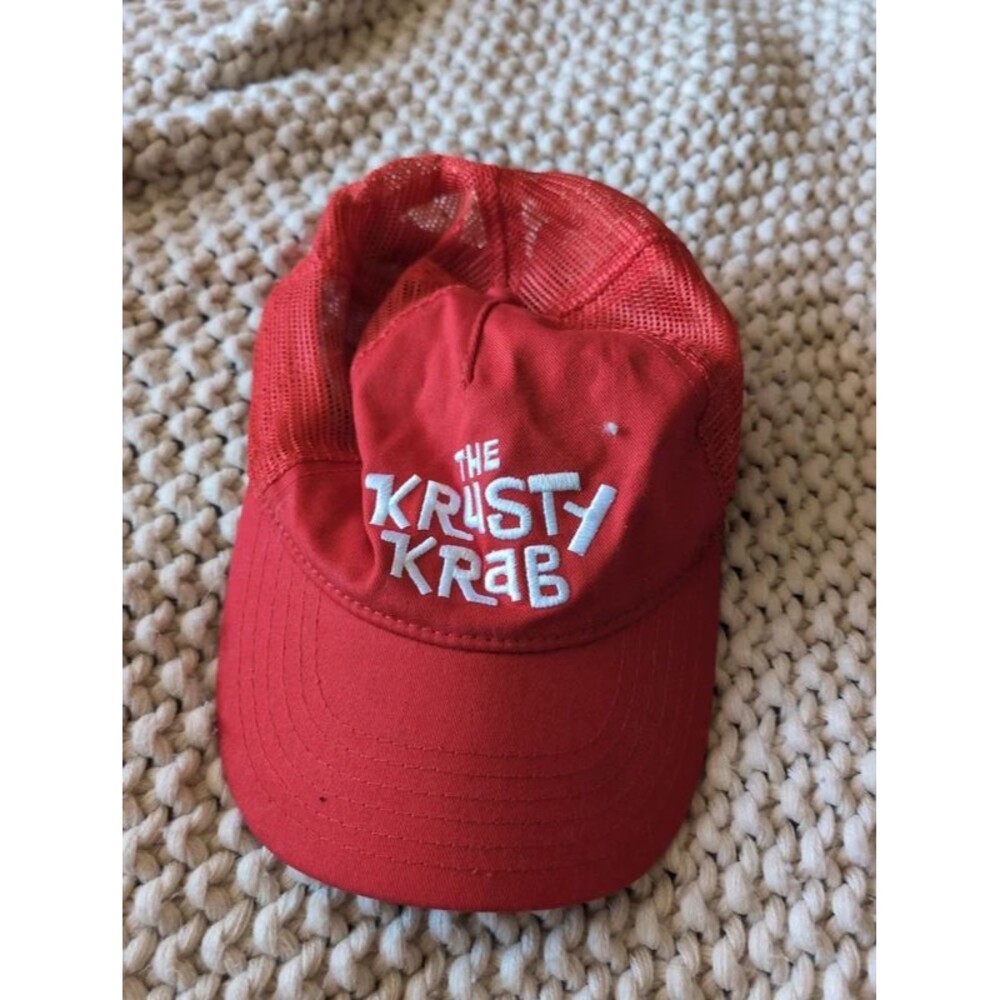 The krusty crab hat SpongeBob